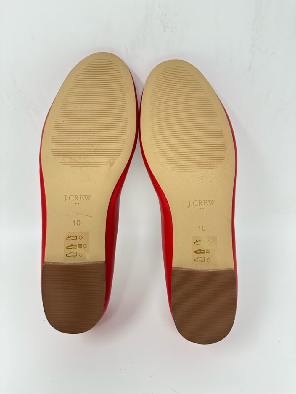 New J.Crew Andi Ballet Flats In Leather Women's 10 - Picture 8 of 13